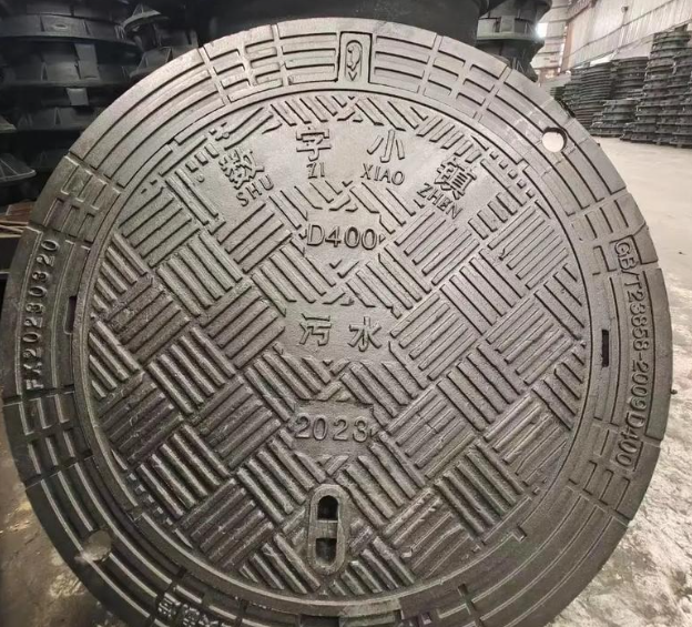马龙球墨铸铁防沉降井盖展示